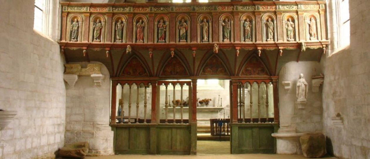 Jubes of chapel Sainte Avoye - Pluneret