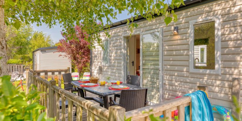 Mobile home for families - camping la plage