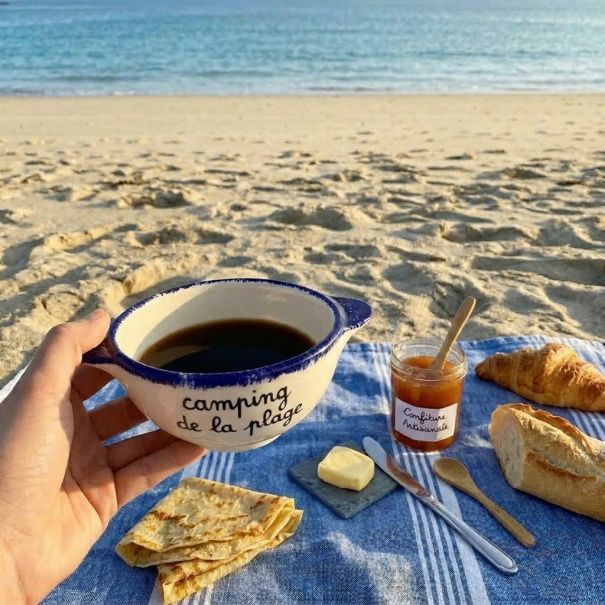 camping la plage - la trinite sur mer - kervilen beach