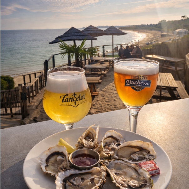 aux terrasses de la plage - restaurant - la trinite sur mer