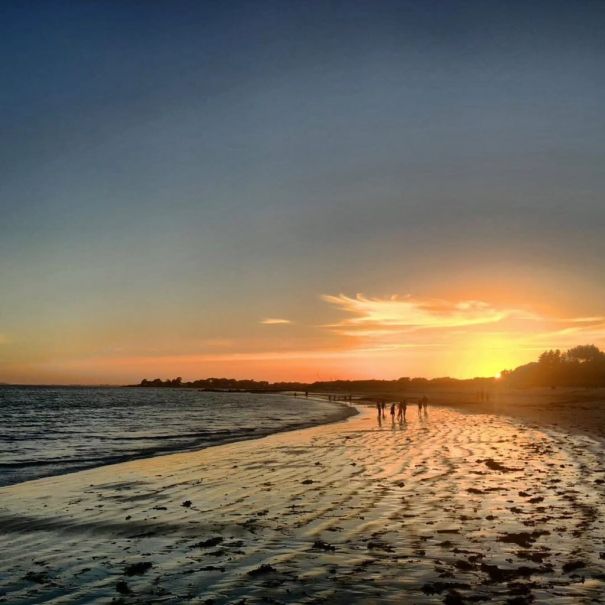 sunset - kervilen beach