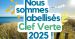 label clef verte 2025 - camping la plage